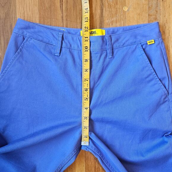 Vans Pants‎ Womens 25  Blue Tierra Whack Cuffed Wide Leg Chino Style Streetwear - Picture 8 of 12